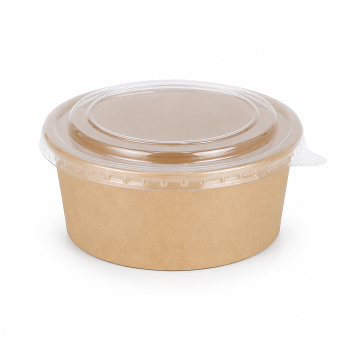 Popierinė kraft salotinė (150mm), 750ml, 300 vnt/dėž.